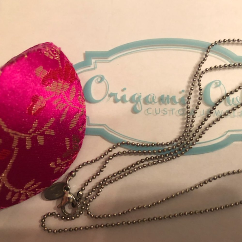 Origami Owl Long Silver Chain